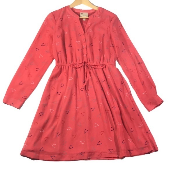 Modcloth Effortless On Arrival Wishbone Dress - Picture 2 of 9